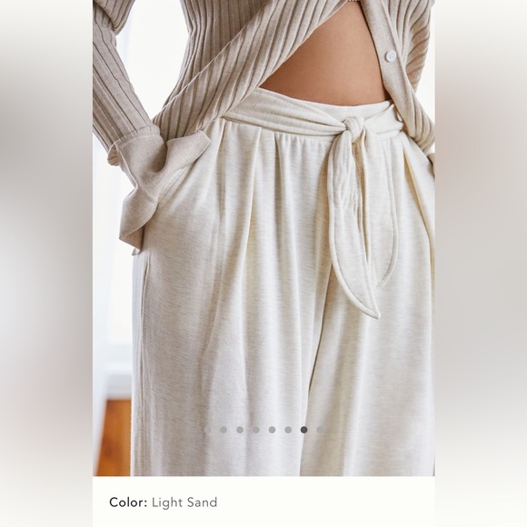 Anthropologie Daily Practice Tie Front Pant - Picture 7 of 10